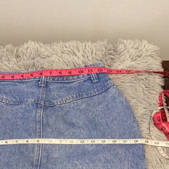 Northern Reflections vintage knee Length denim skirt size 7 - Picture 3 of 5